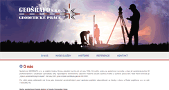 Desktop Screenshot of geosrafo.cz